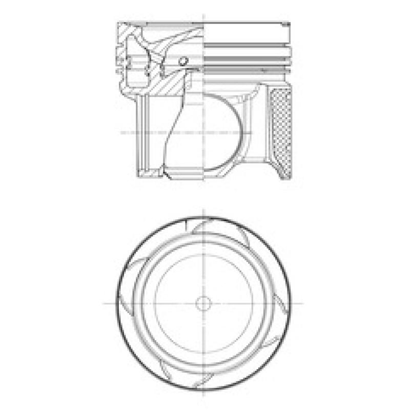 Piston KOLBENSCHMIDT 41297600 - Visuel 2
