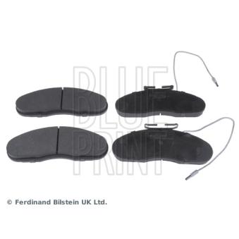 Jeu de 4 plaquettes de frein avant BLUE PRINT