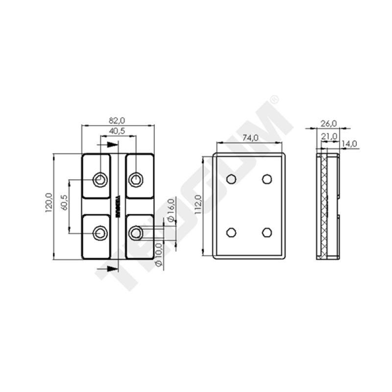 Rondelle d'écartement TEDGUM TED52238 - Visuel 3