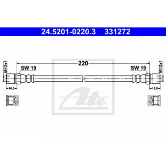 Flexible de frein ATE