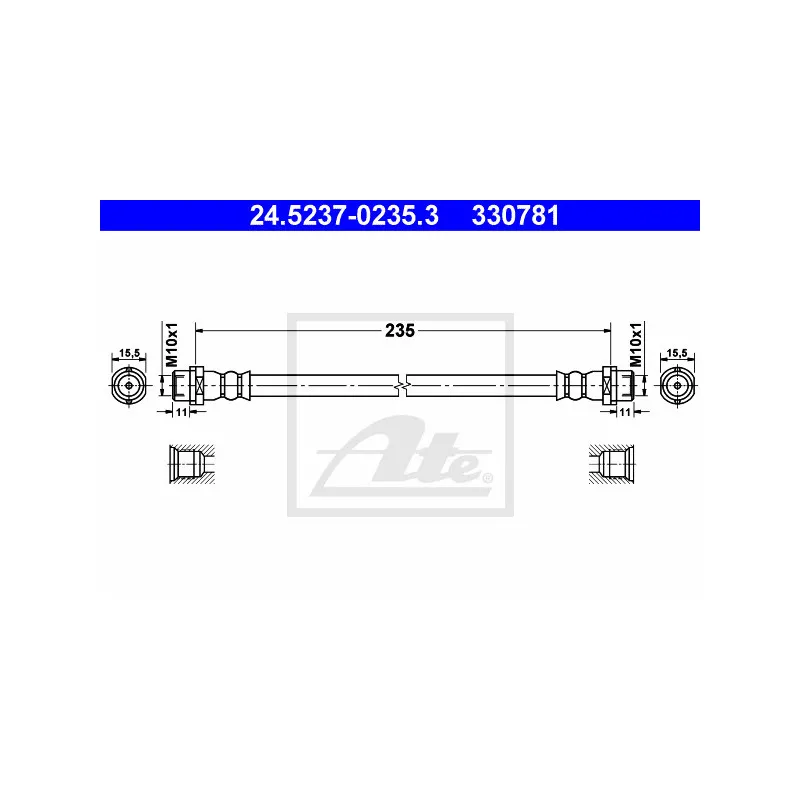 Flexible de frein ATE 24.5237-0235.3