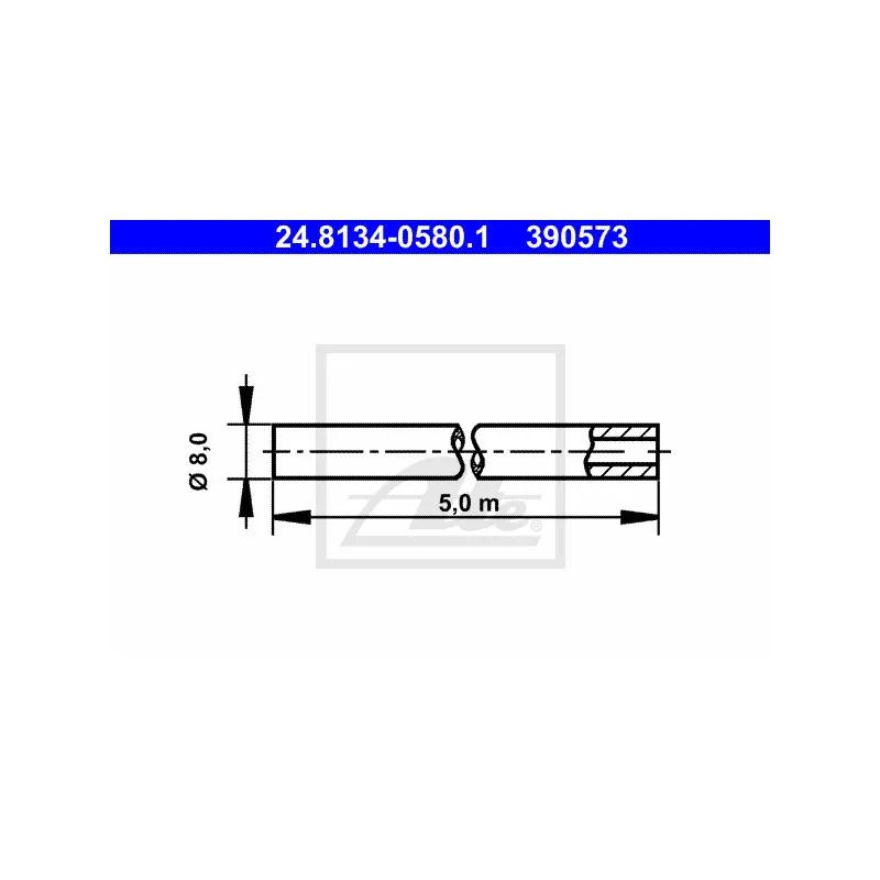 Conduite de frein ATE 24.8134-0580.1