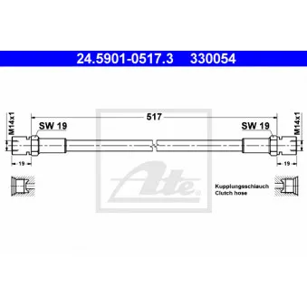 Tuyau d'embrayage ATE