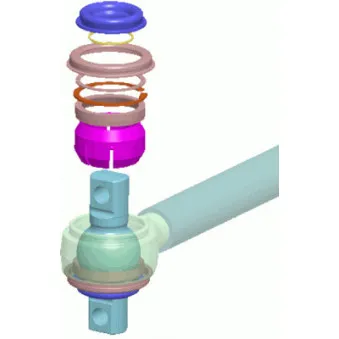 Kit de remise en état, bras de liaison LEMFORDER