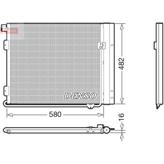 Condenseur, climatisation DENSO DCN99061