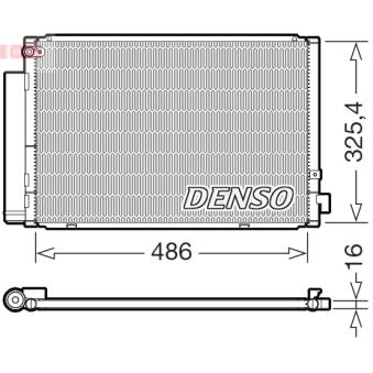 Condenseur, climatisation DENSO DCN50126