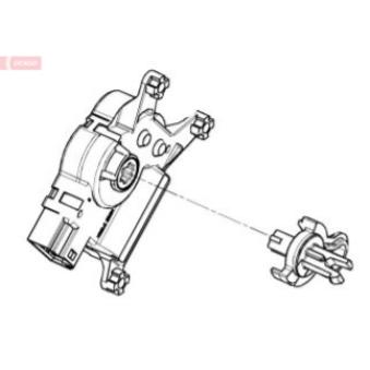 Élément de commande, climatisation DENSO DAT23012