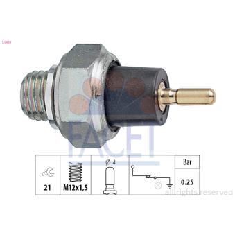 Indicateur de pression d'huile FACET 7.0033