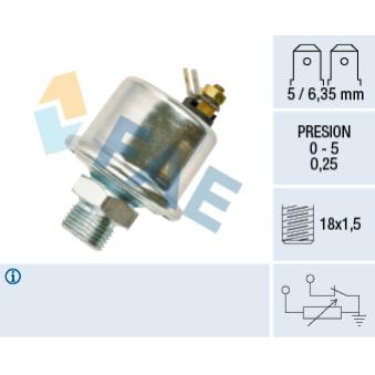 Capteur, pression d'huile FAE 14990