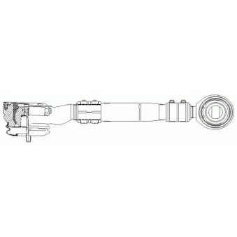 Triangle ou bras de suspension (train arrière) LEMFORDER