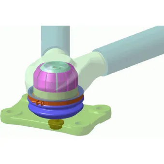 Kit de remise en état, bras de liaison LEMFORDER