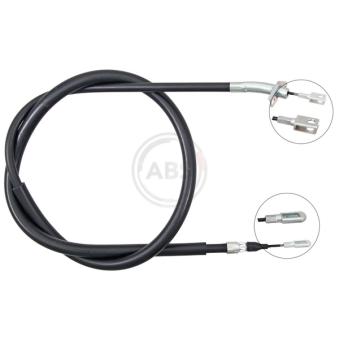 Tirette à câble, frein de stationnement A.B.S.