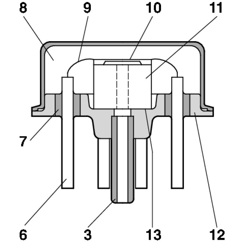 Capteur, pression de suralimentation BOSCH 0 281 002 316 - Visuel 3