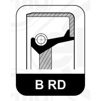 Bague d'étanchéité, vilebrequin ELRING