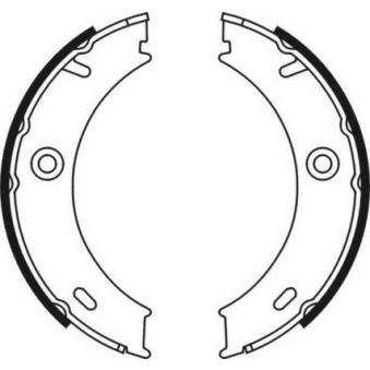 Jeu de mâchoires de frein, frein de stationnement ABE