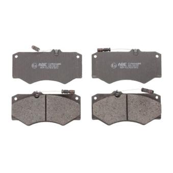 Jeu de 4 plaquettes de frein avant ABE C1M006ABE