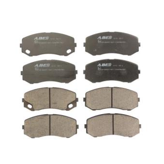 Jeu de 4 plaquettes de frein avant ABE C15047ABE