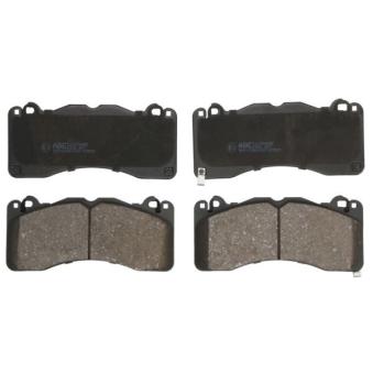 Jeu de 4 plaquettes de frein avant ABE C1Y054ABE