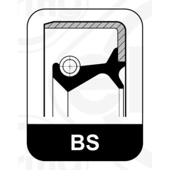 Bague d'étanchéité, différentiel ELRING 008.370