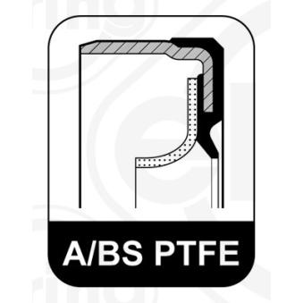 Bague d'étanchéité, vilebrequin ELRING 187.870