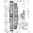 Embrayage, ventilateur de radiateur BERU LK097 - Visuel 1