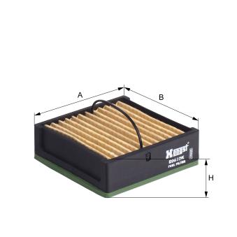 Filtre à carburant HENGST FILTER E0510K