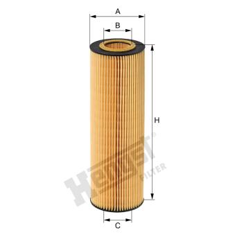 Filtre à huile HENGST FILTER E123H D194