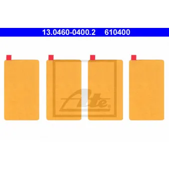 Kit d'accessoires, plaquette de frein à disque ATE