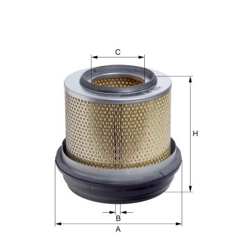 Filtre à air HENGST FILTER E280L