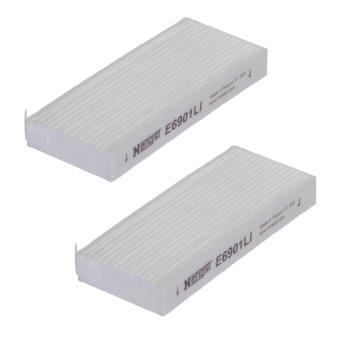 Filtre, air de l'habitacle HENGST FILTER E6901LI-2