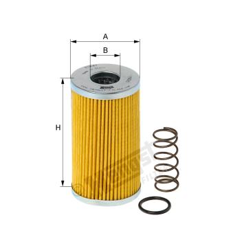 Filtre, système hydraulique de travail HENGST FILTER E90H D149