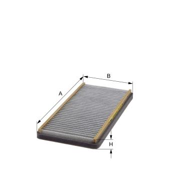Filtre, air de l'habitacle HENGST FILTER E932LI01