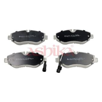 Jeu de 4 plaquettes de frein avant ASHIKA 50-01-117