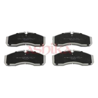Jeu de 4 plaquettes de frein avant ASHIKA 50-01-122