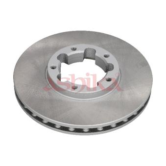 Jeu de 2 disques de frein avant ASHIKA 60-01-161C