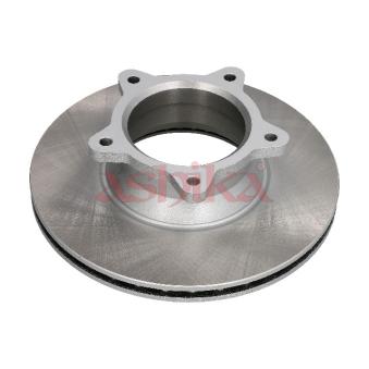 Jeu de 2 disques de frein avant ASHIKA 60-00-017C