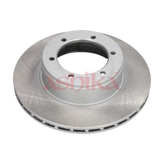 Jeu de 2 disques de frein avant ASHIKA 60-05-546C