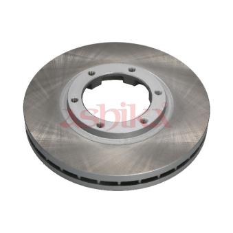 Jeu de 2 disques de frein avant ASHIKA 60-05-552C