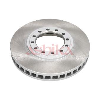 Jeu de 2 disques de frein avant ASHIKA 60-09-918C