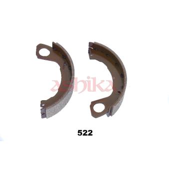 Jeu de mâchoires de frein, frein de stationnement ASHIKA 55-05-522