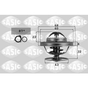 Thermostat d'eau SASIC 9000367