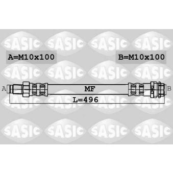 Flexible de frein SASIC 6606039