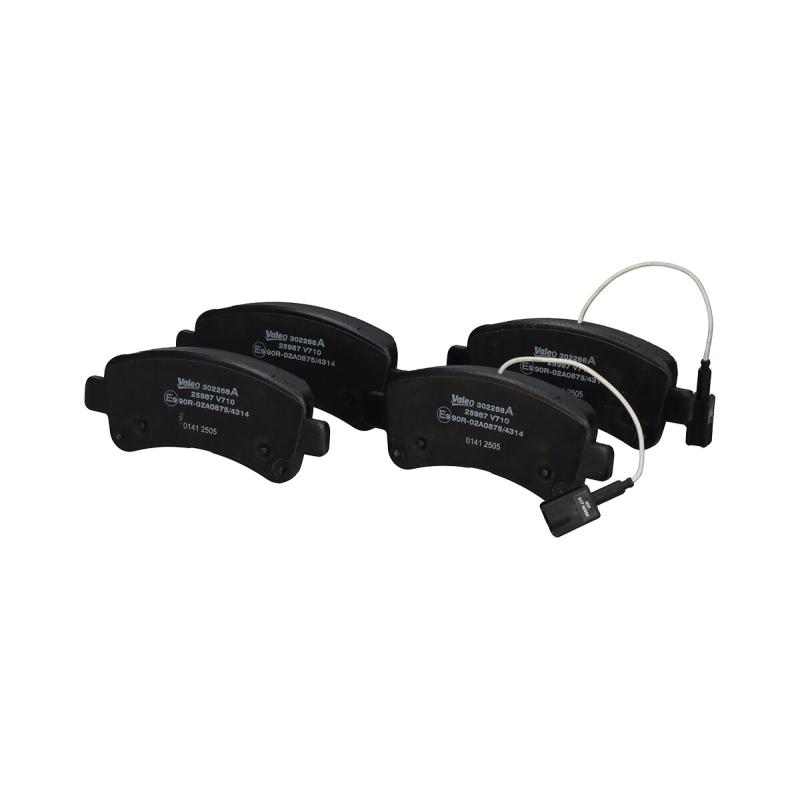 Jeu de 4 plaquettes de frein avant VALEO 302268A - Visuel 3