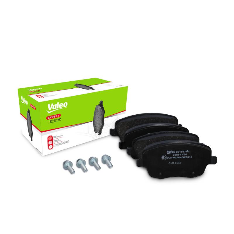 Jeu de 4 plaquettes de frein avant VALEO 301667A - Visuel 2
