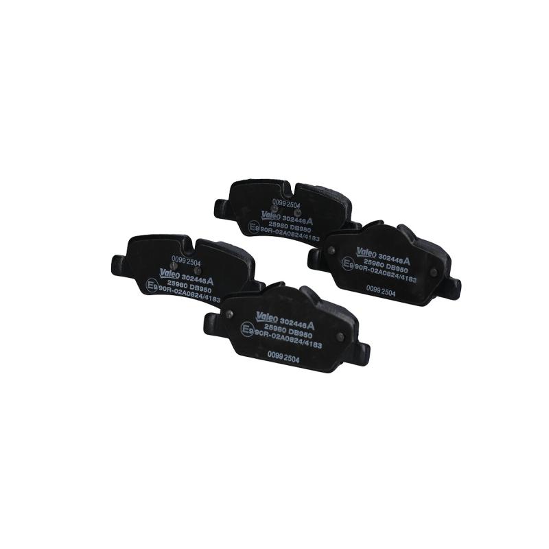 Jeu de 4 plaquettes de frein avant VALEO 302446A - Visuel 3