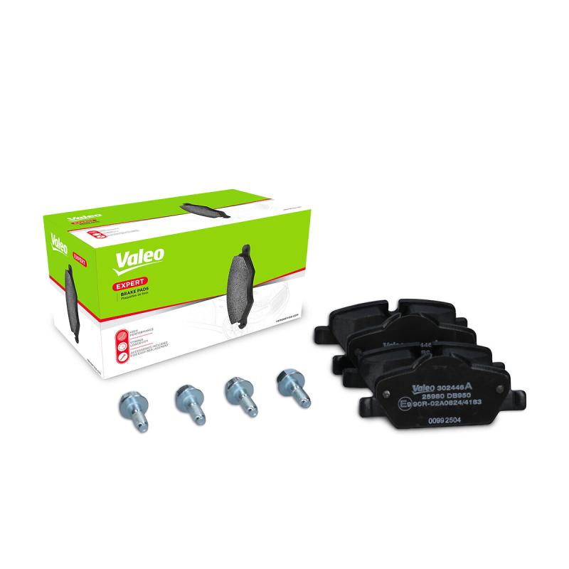 Jeu de 4 plaquettes de frein avant VALEO 302446A - Visuel 2