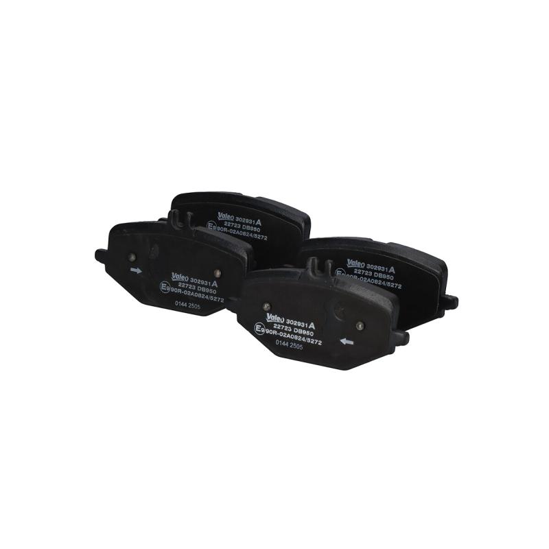 Jeu de 4 plaquettes de frein avant VALEO 302931A - Visuel 3