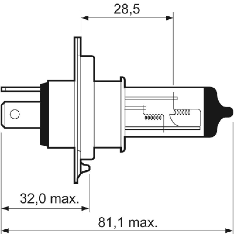 Ampoule, projecteur longue portée VALEO 032509 - Visuel 1