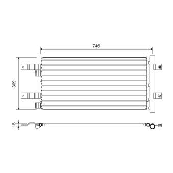 Condenseur, climatisation VALEO 822728