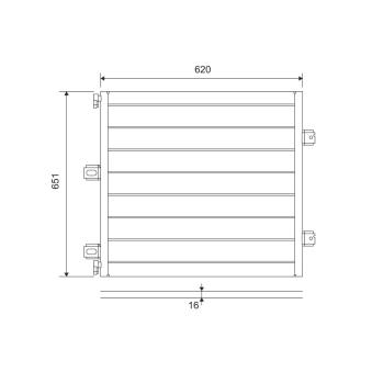Condenseur, climatisation VALEO 815127